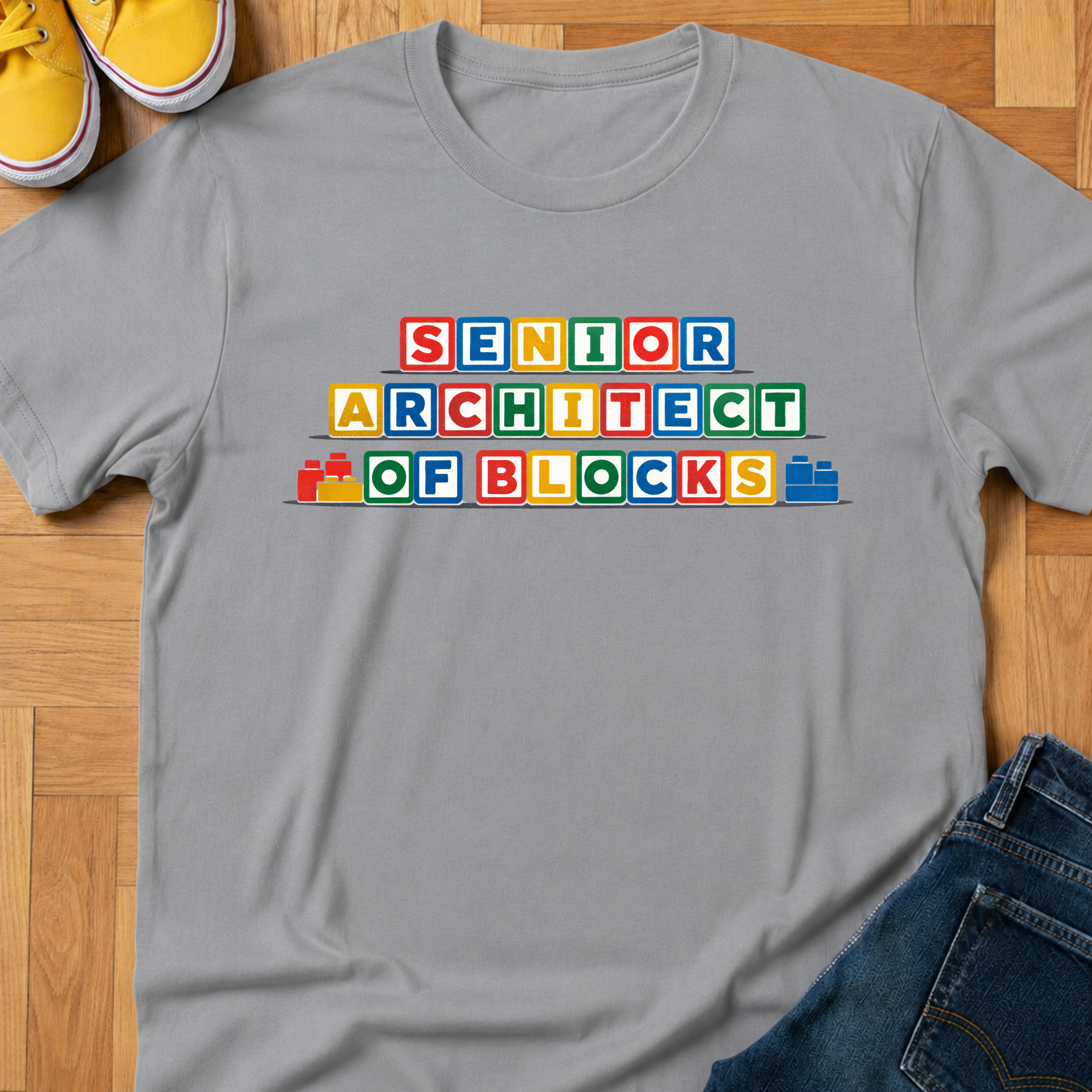 Senior Architect Of Blocks - Kids Tee