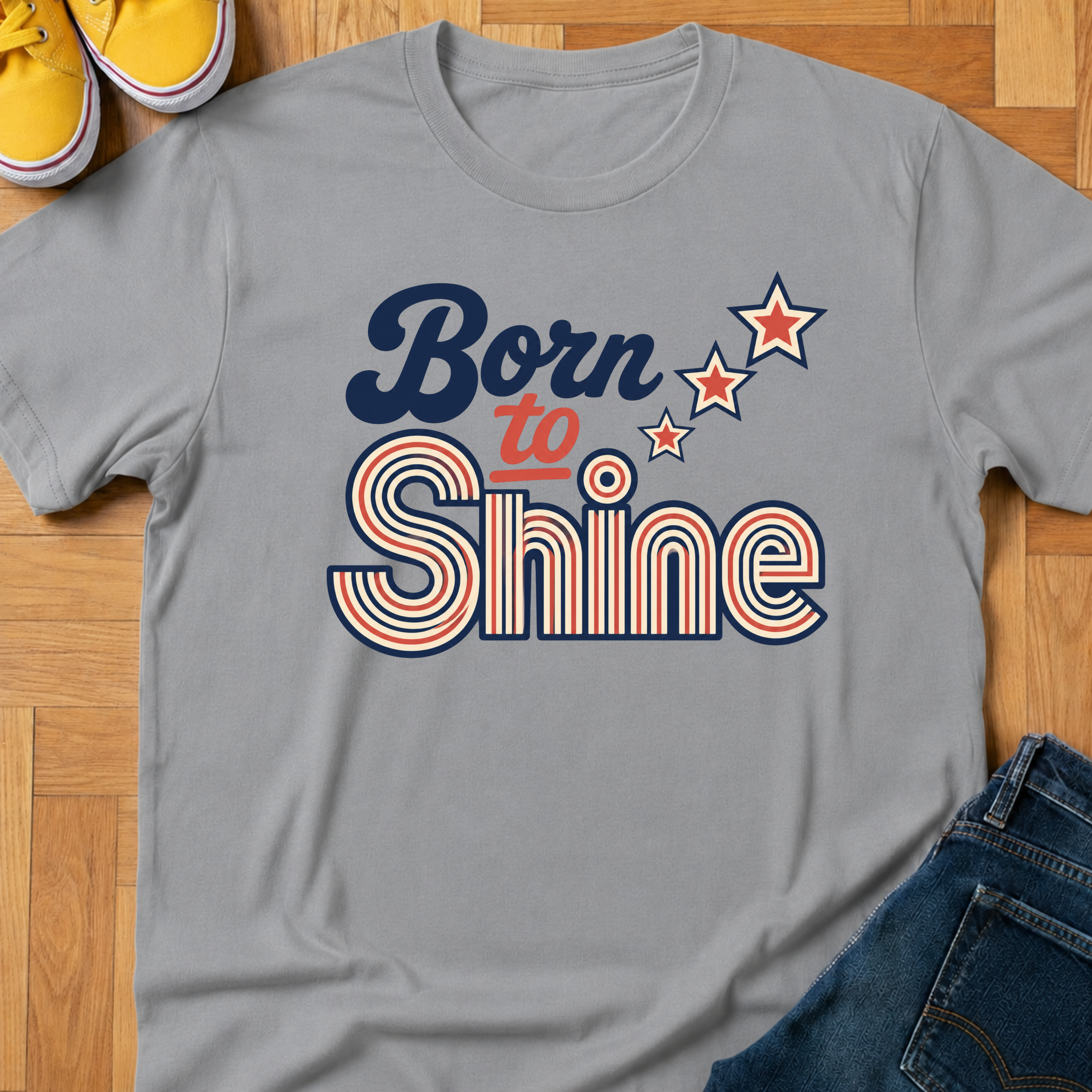USA Born To Shine - Kids Tee