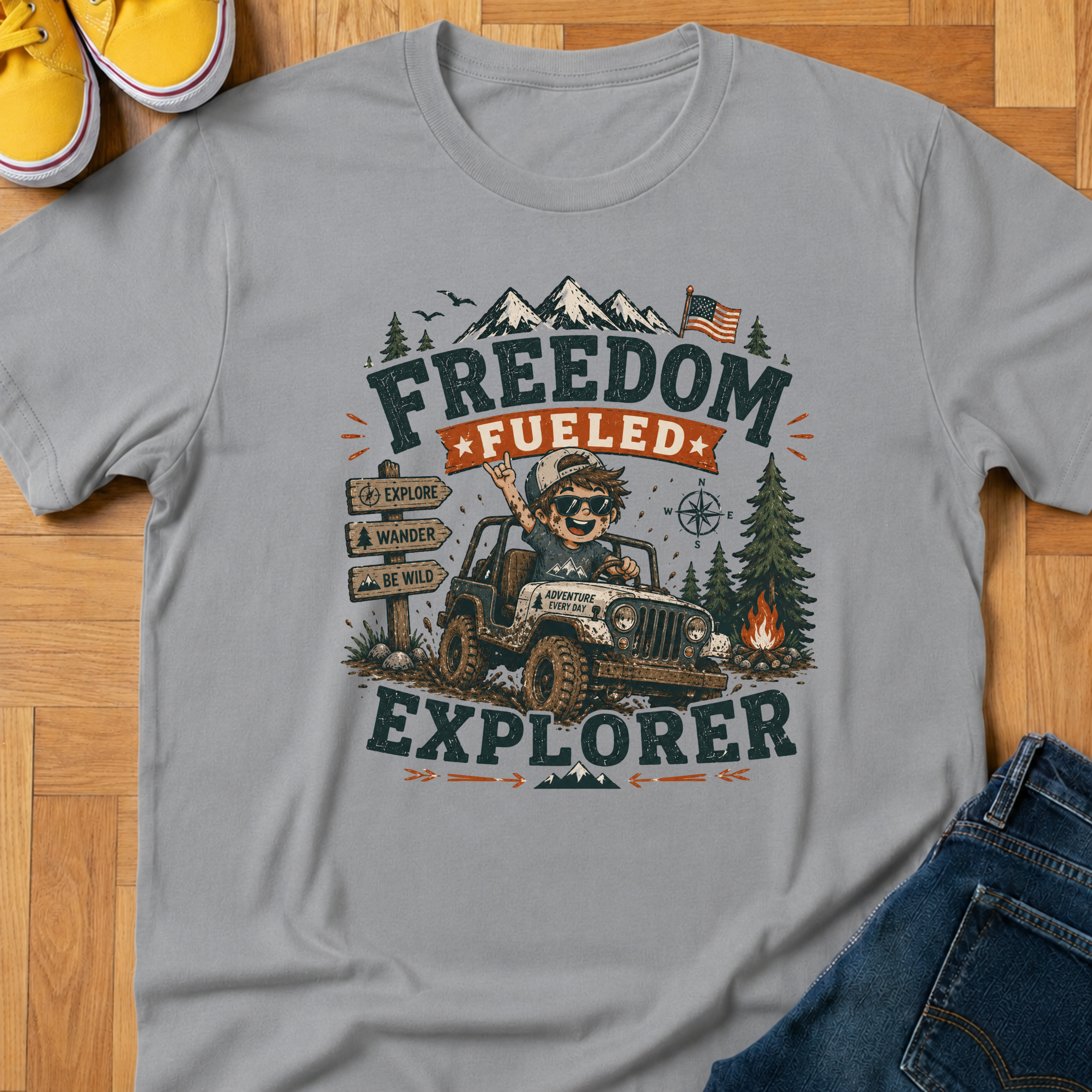 USA Freedom Fueled 1 - Kids Tee