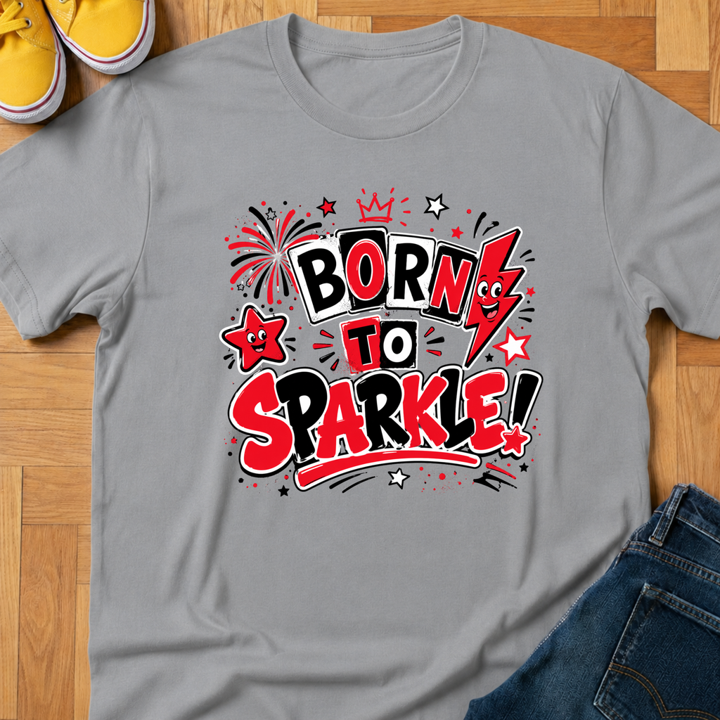 USA Born To Sparkle - Kids Tee