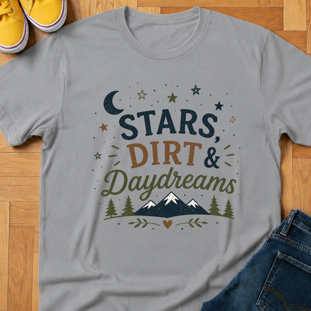USA Stars, Dirt & Daydreams - Kids Tee