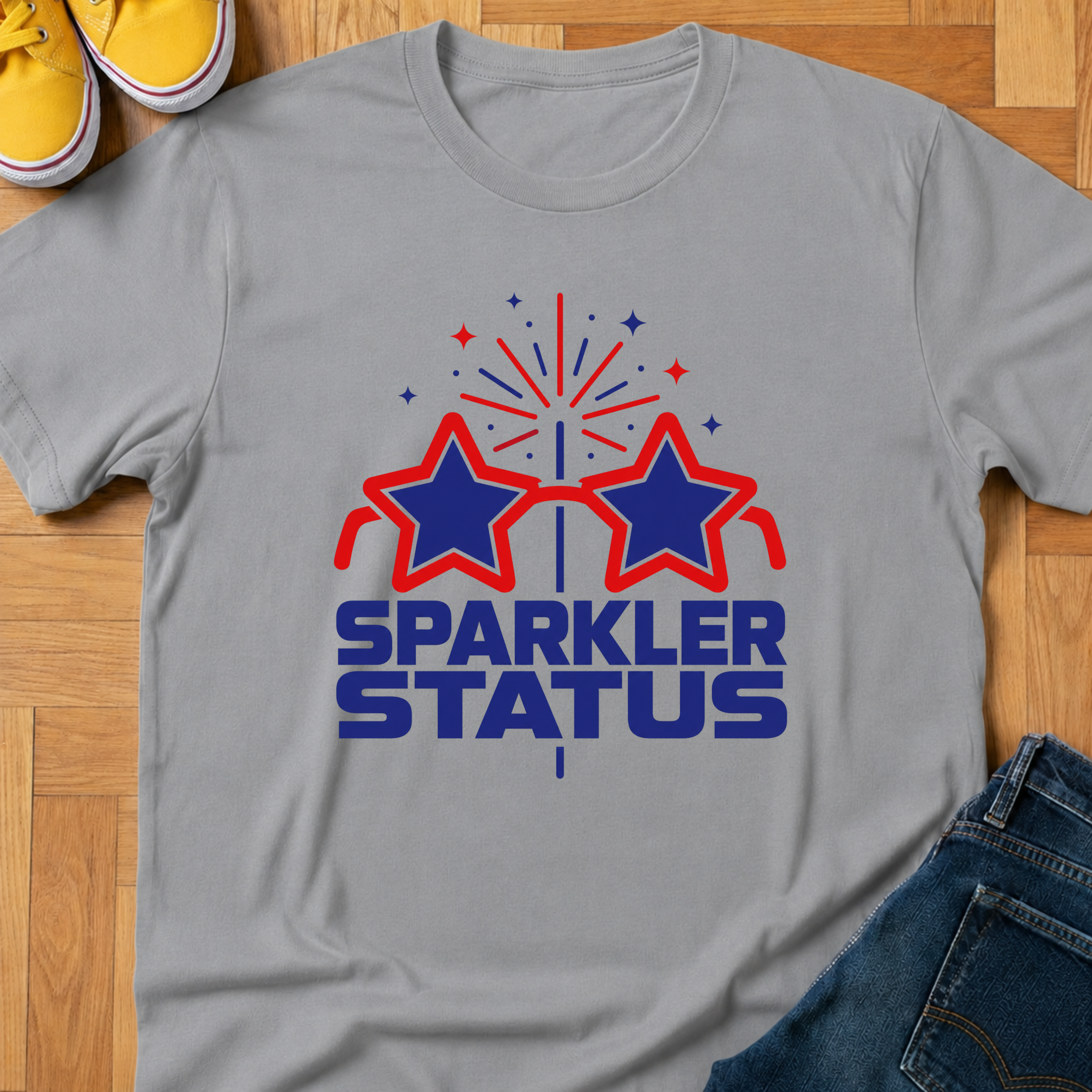 USA Sparkler Status - Kids Tee
