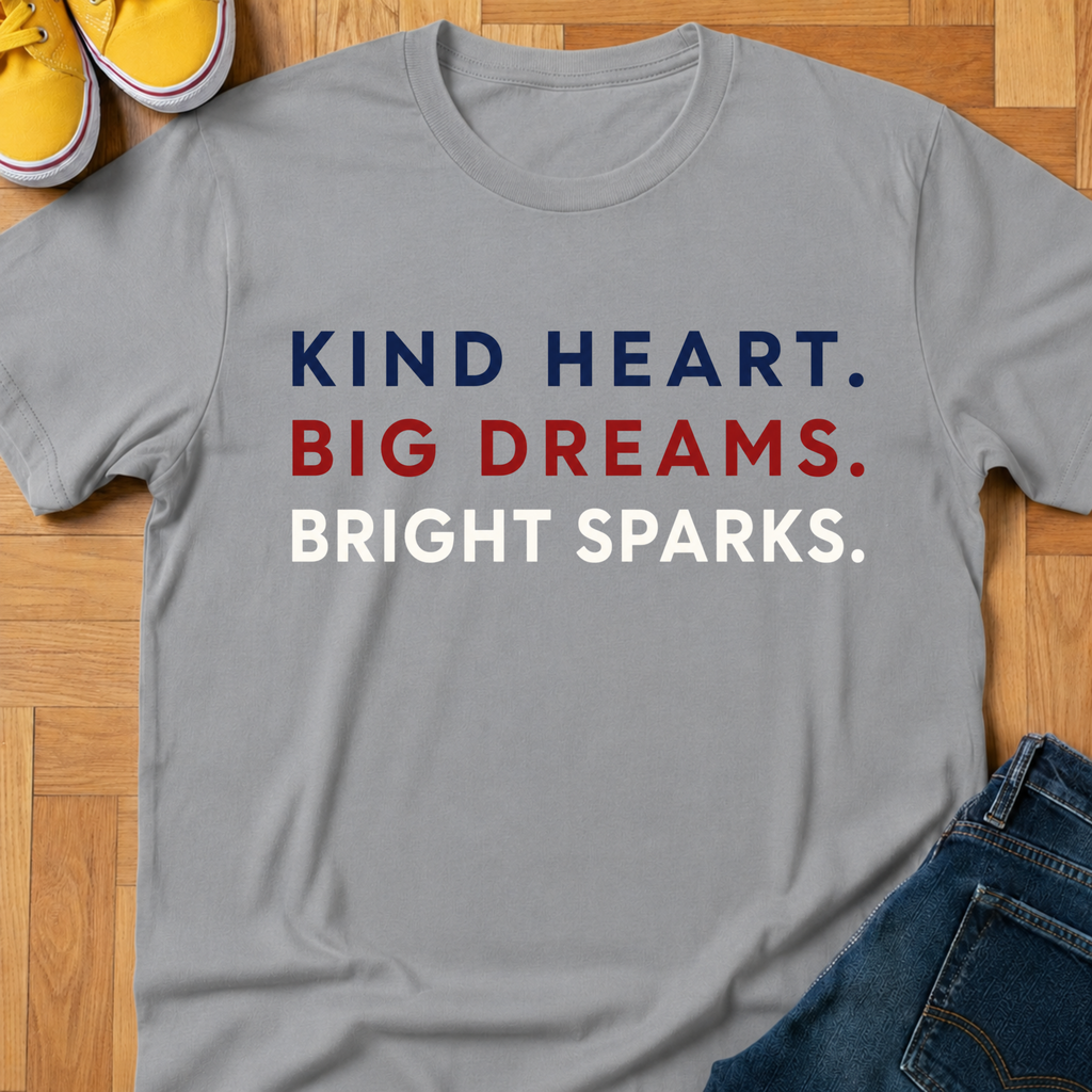 USA Heart, Dreams, Sparks - Kids Tee