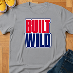 USA Built Wild Text - Kids Tee