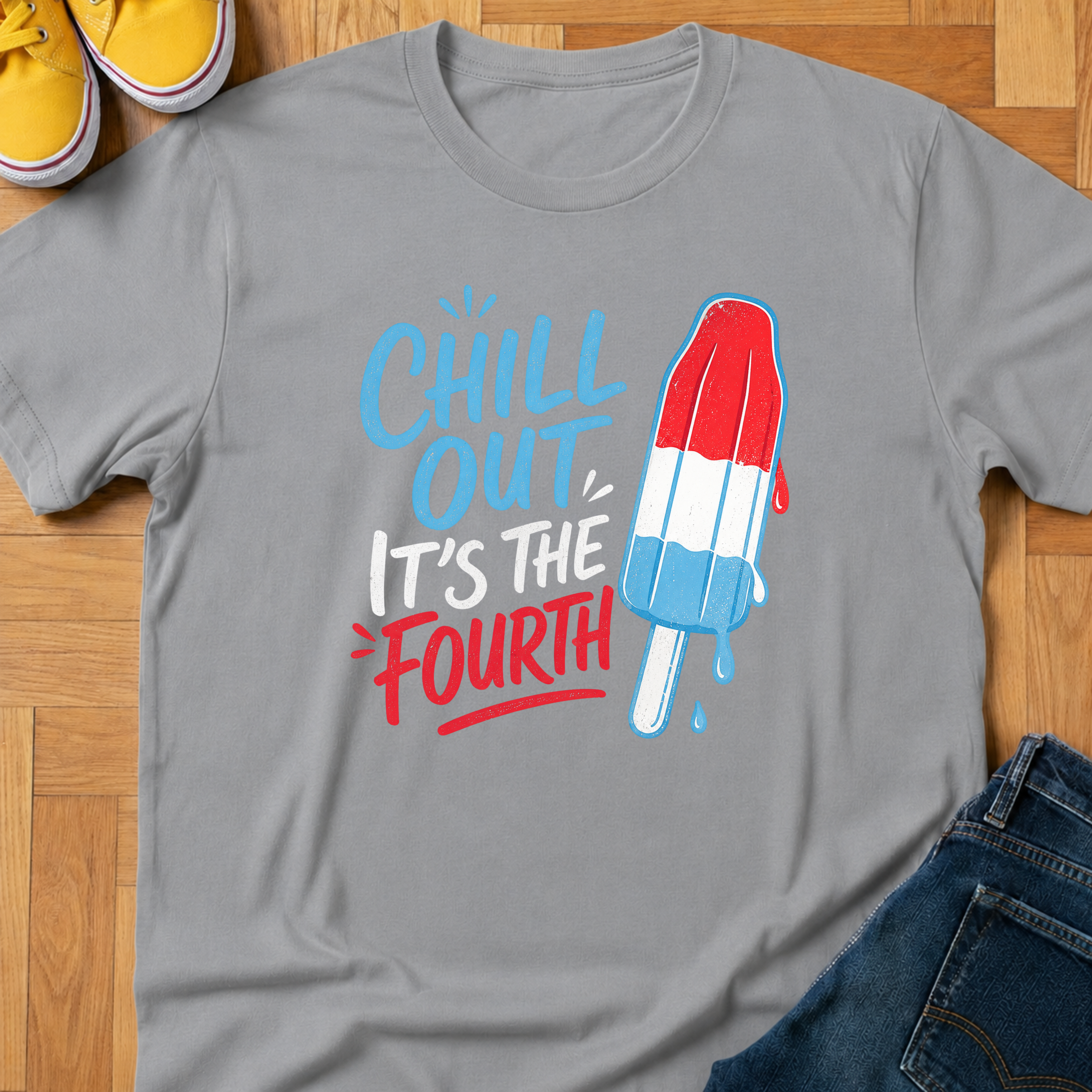 USA Chill Out It's The Fourth - Kids Tee