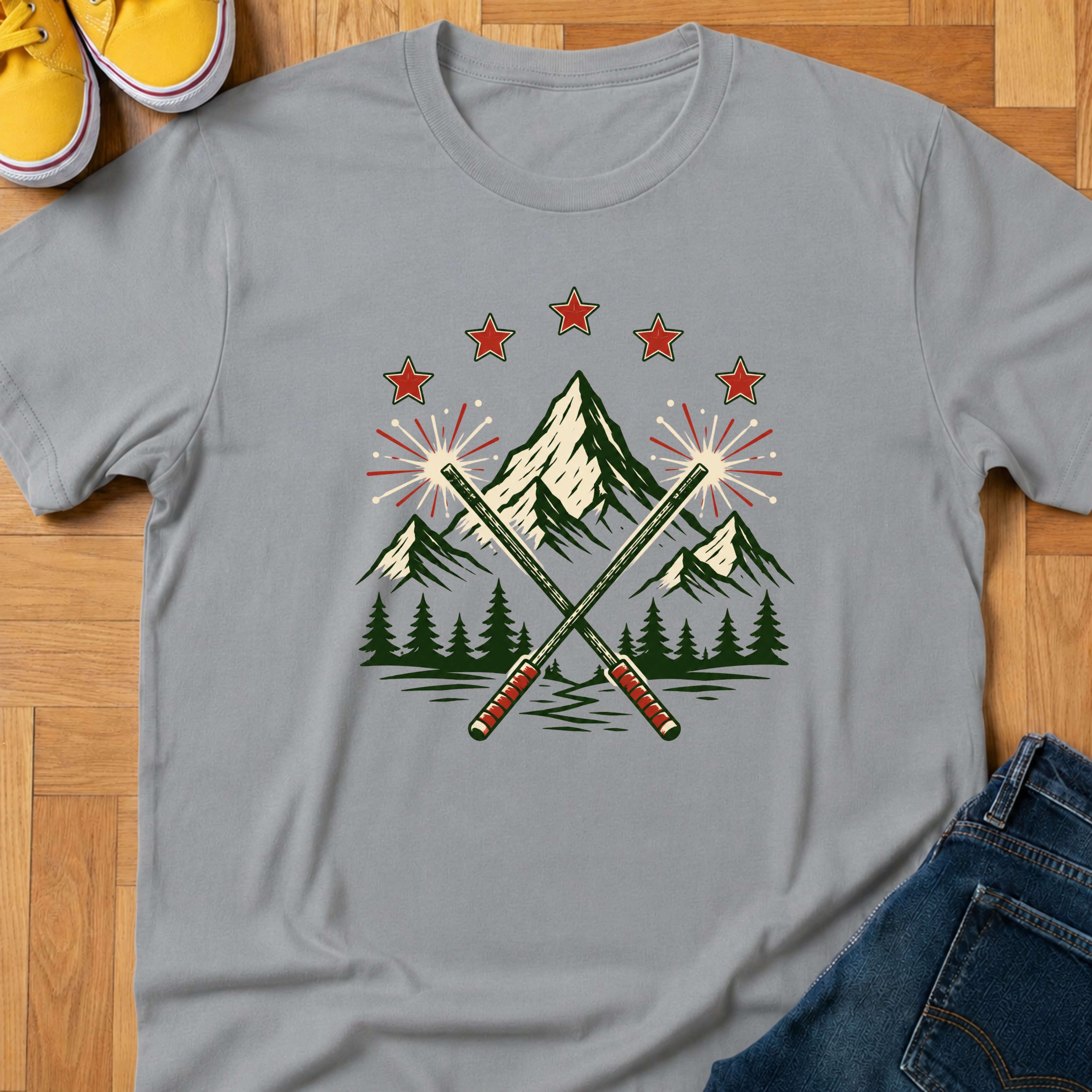 USA Mountain Sparklers - Kids Tee