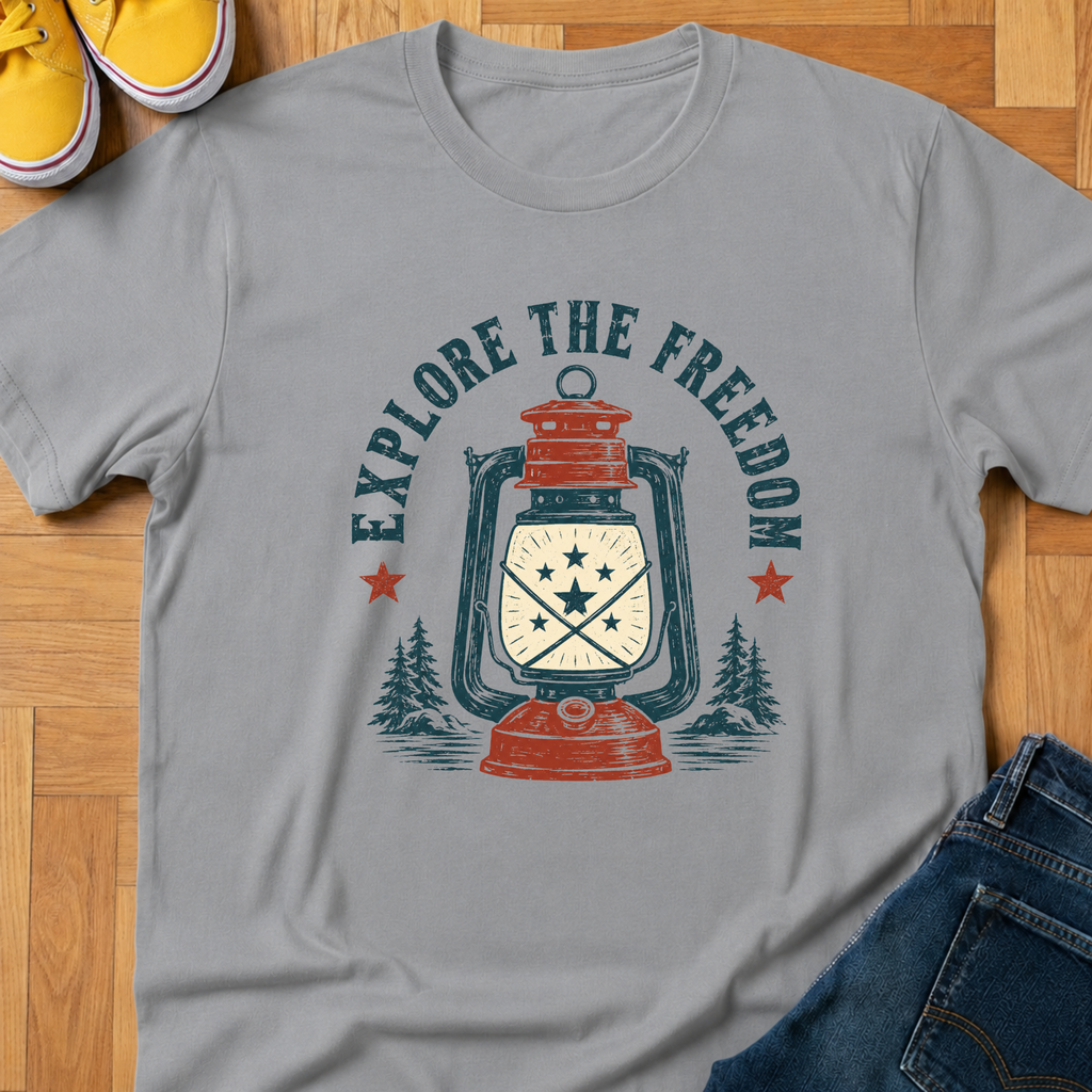 USA Explore The Freedom - Kids Tee