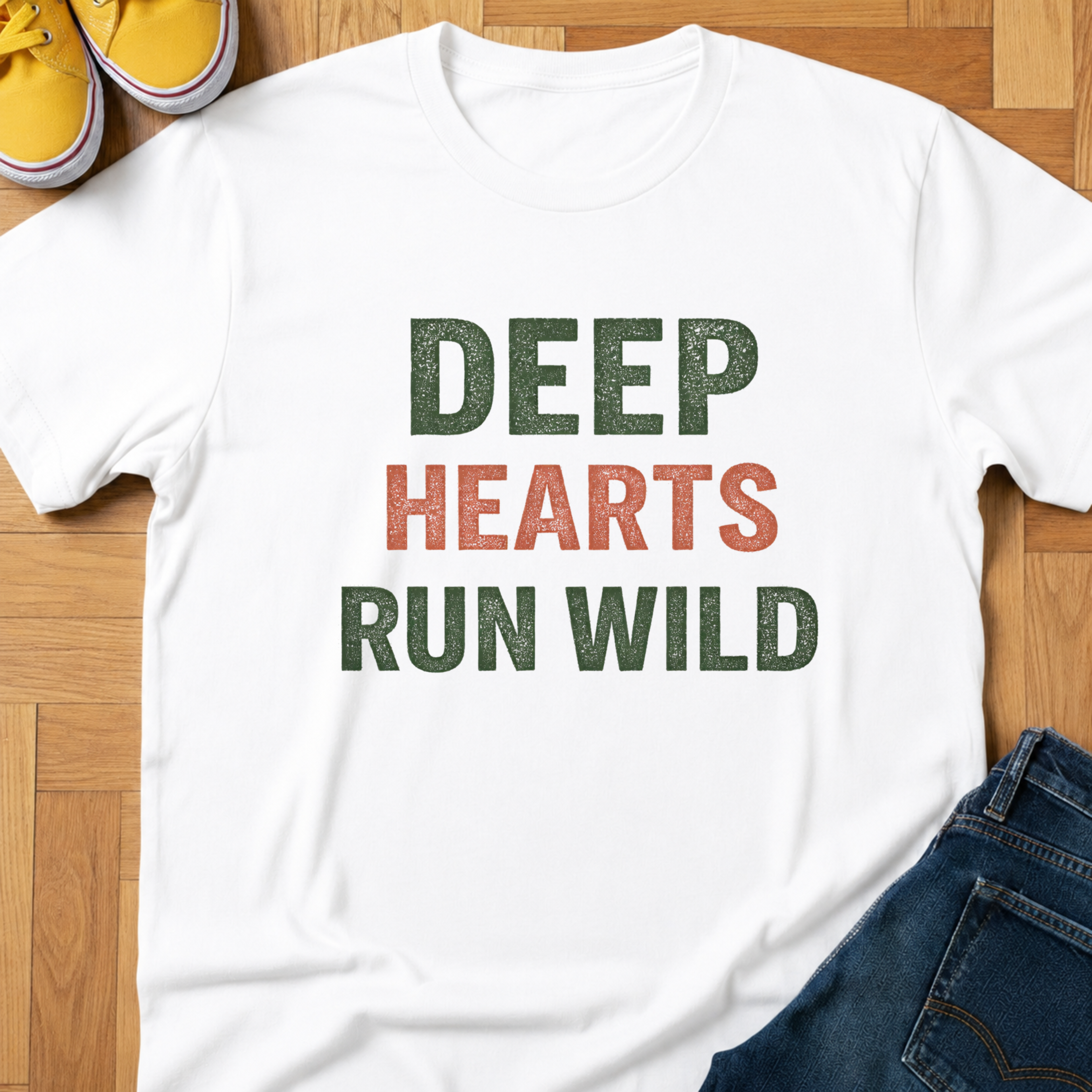 Deep Hearts Run Wild - Kids Tee