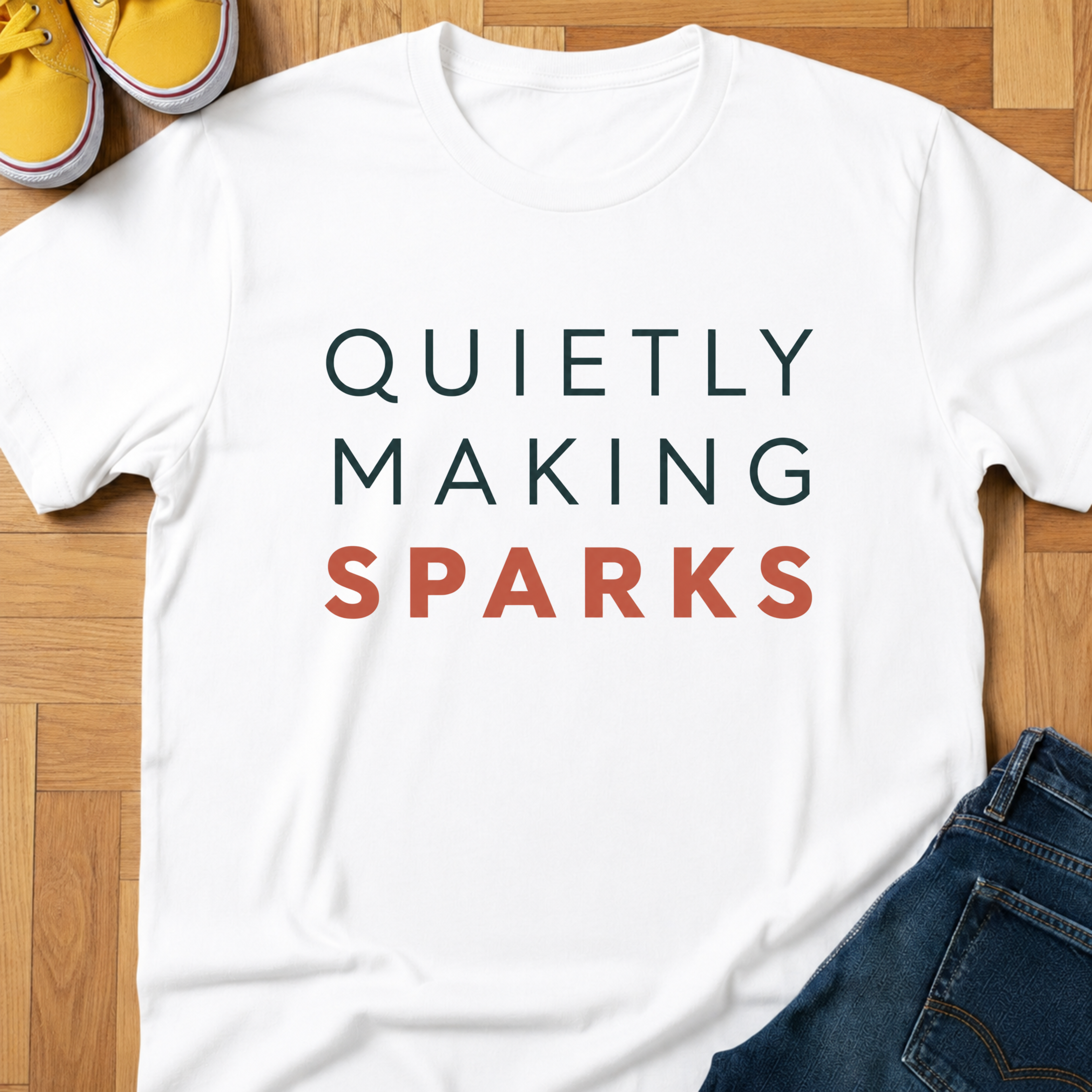 USA Quietly Making Sparks - Kids Tee