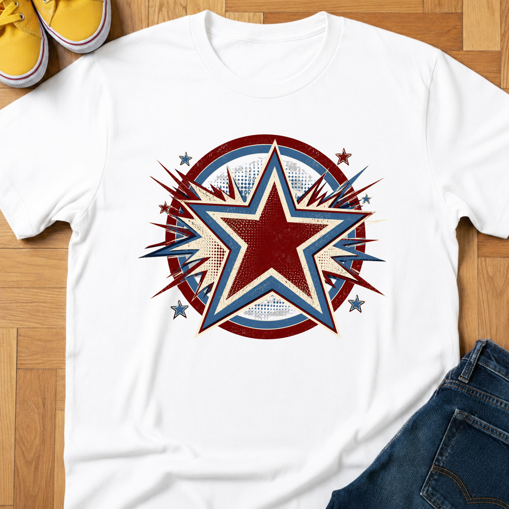 USA Superhero Star - Kids Tee