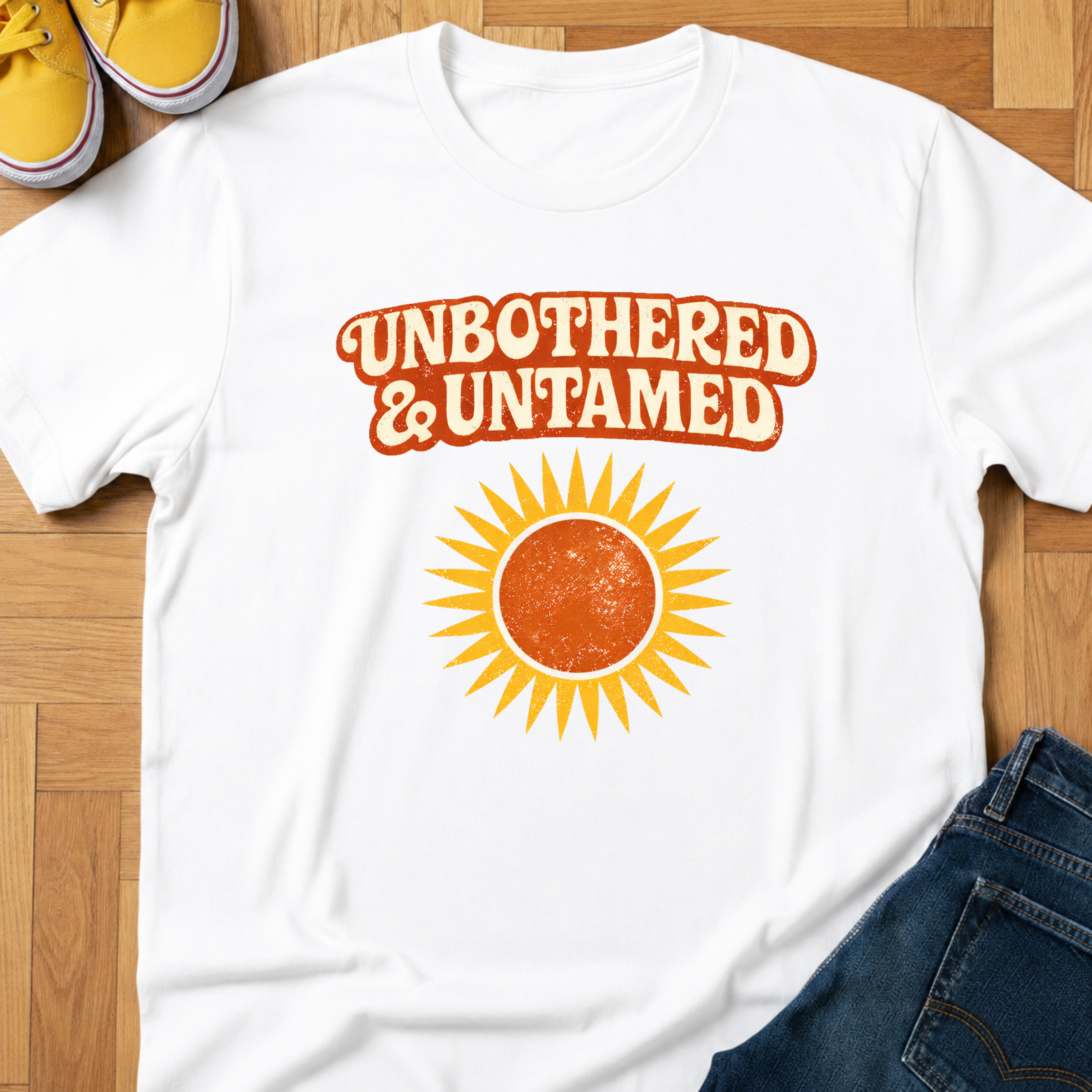 Unbothered & Untamed - Kids Tee