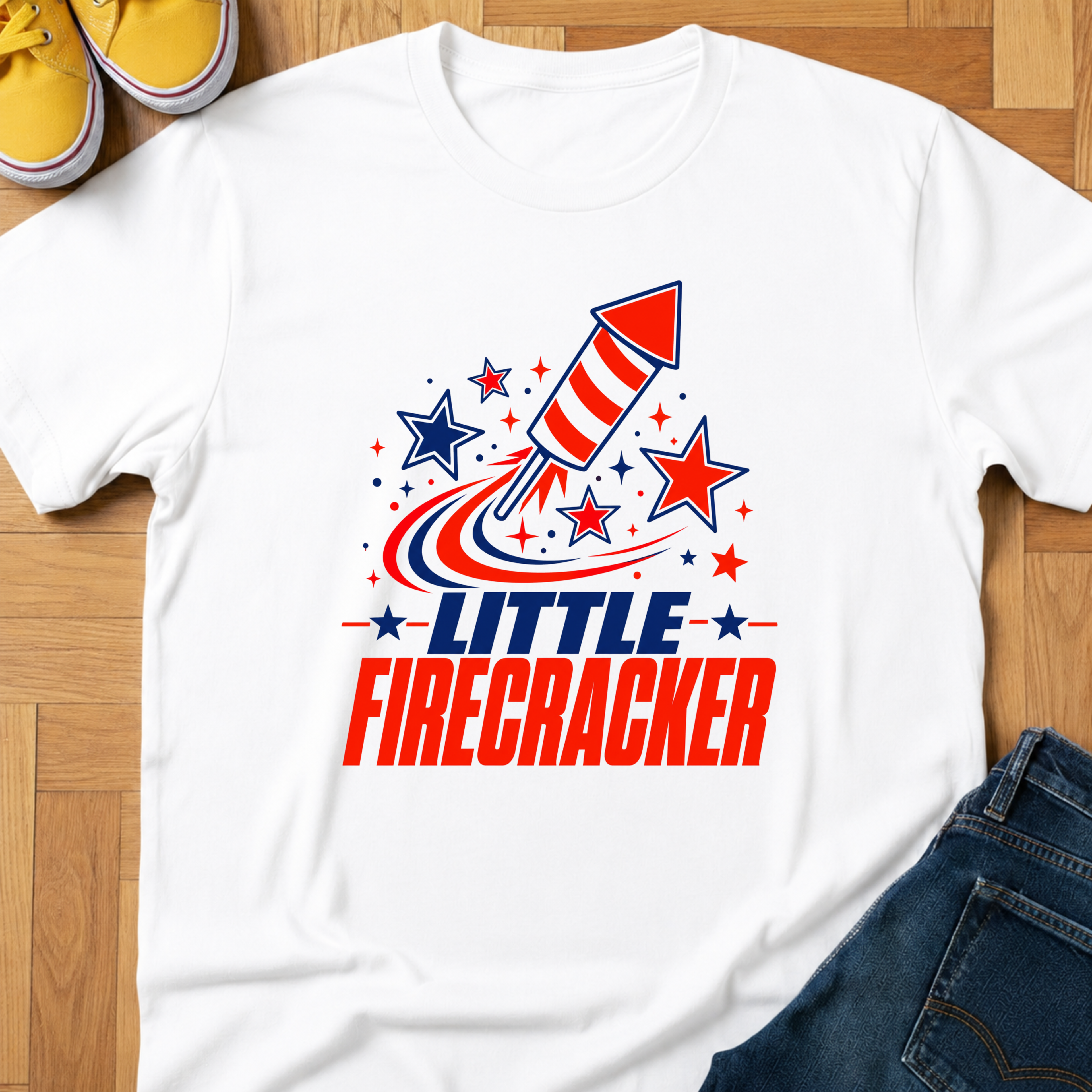 USA Little Firecracker 2 - Kids Tee