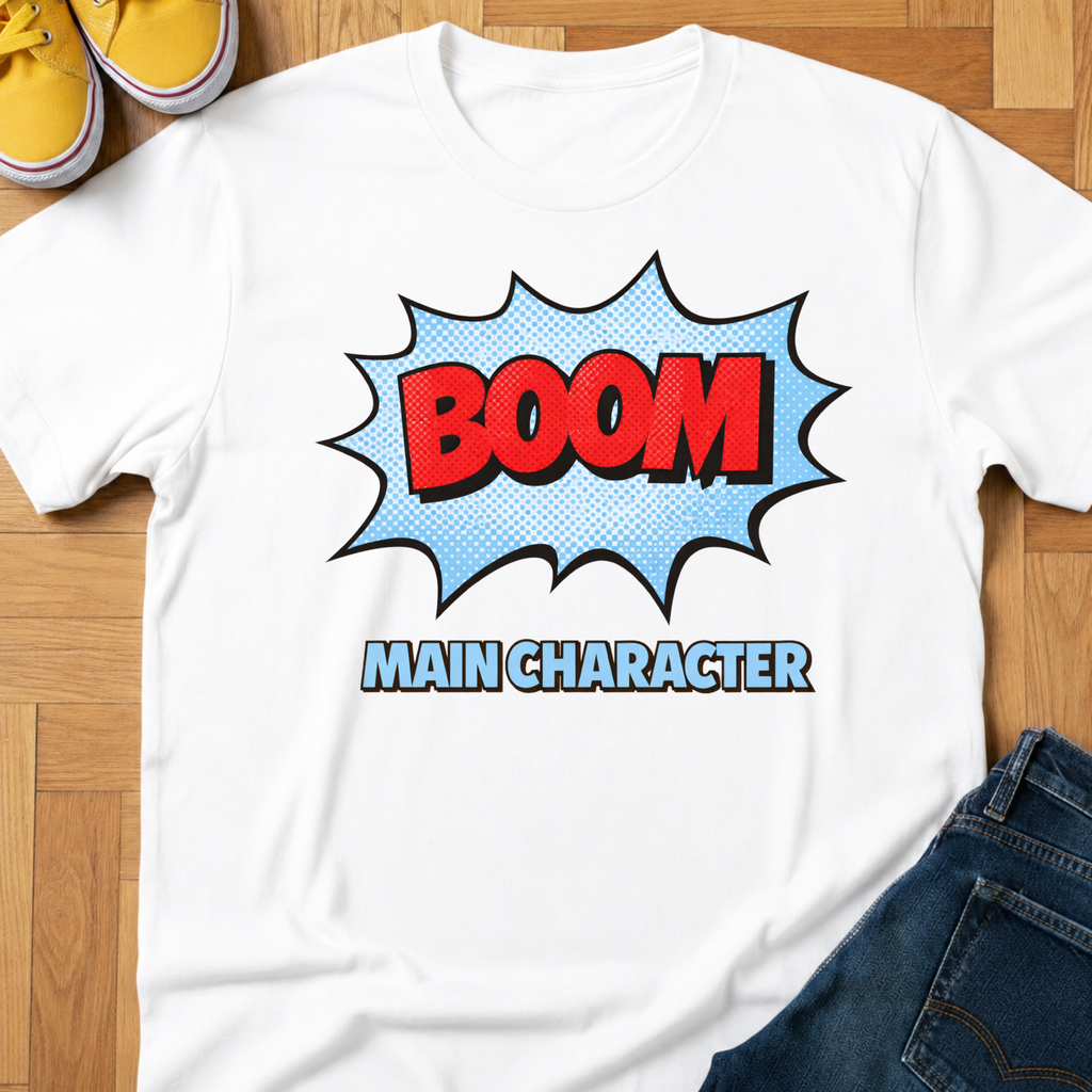Boom Main Character - Kids Tee