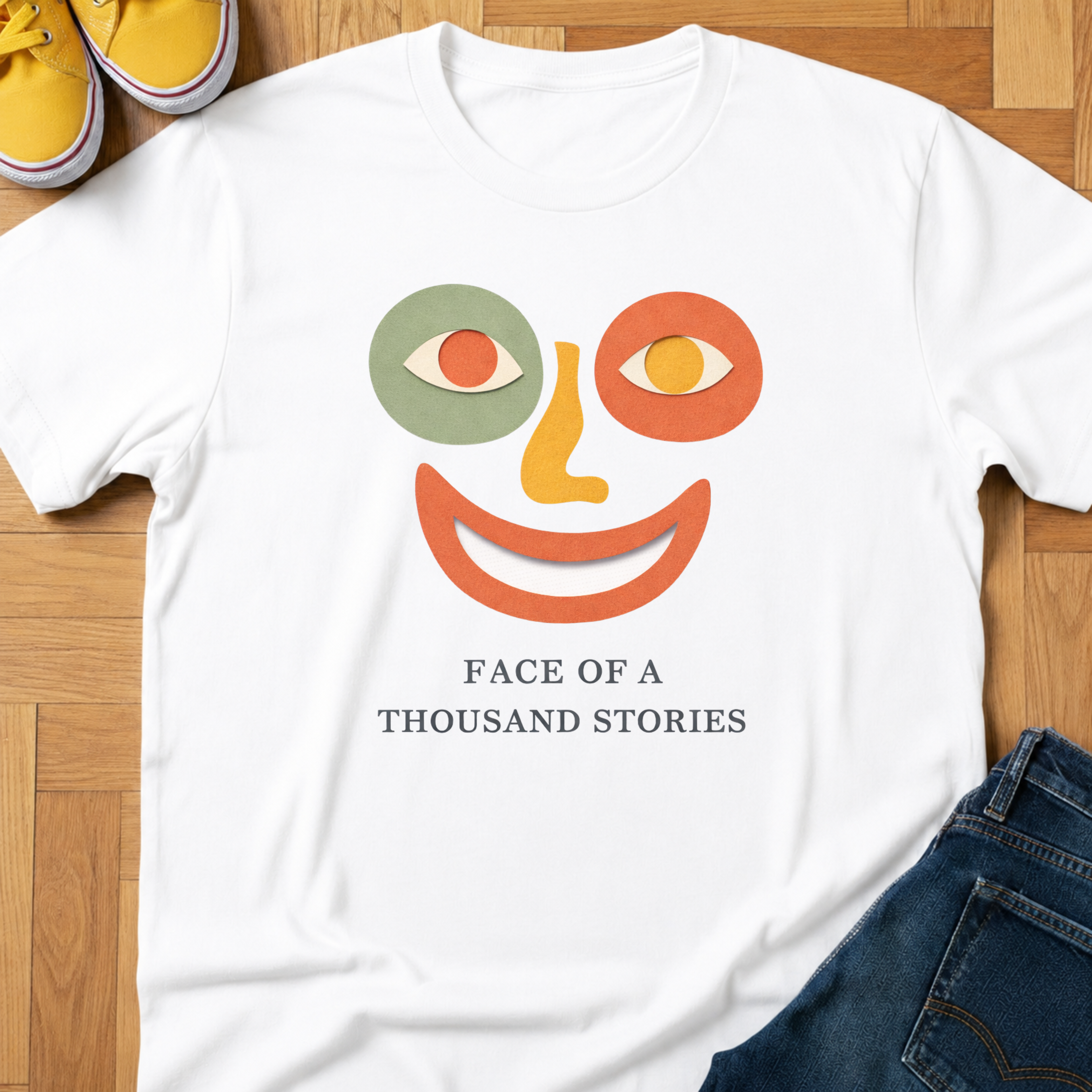 Face Of A Thousand Stories - Kids Tee