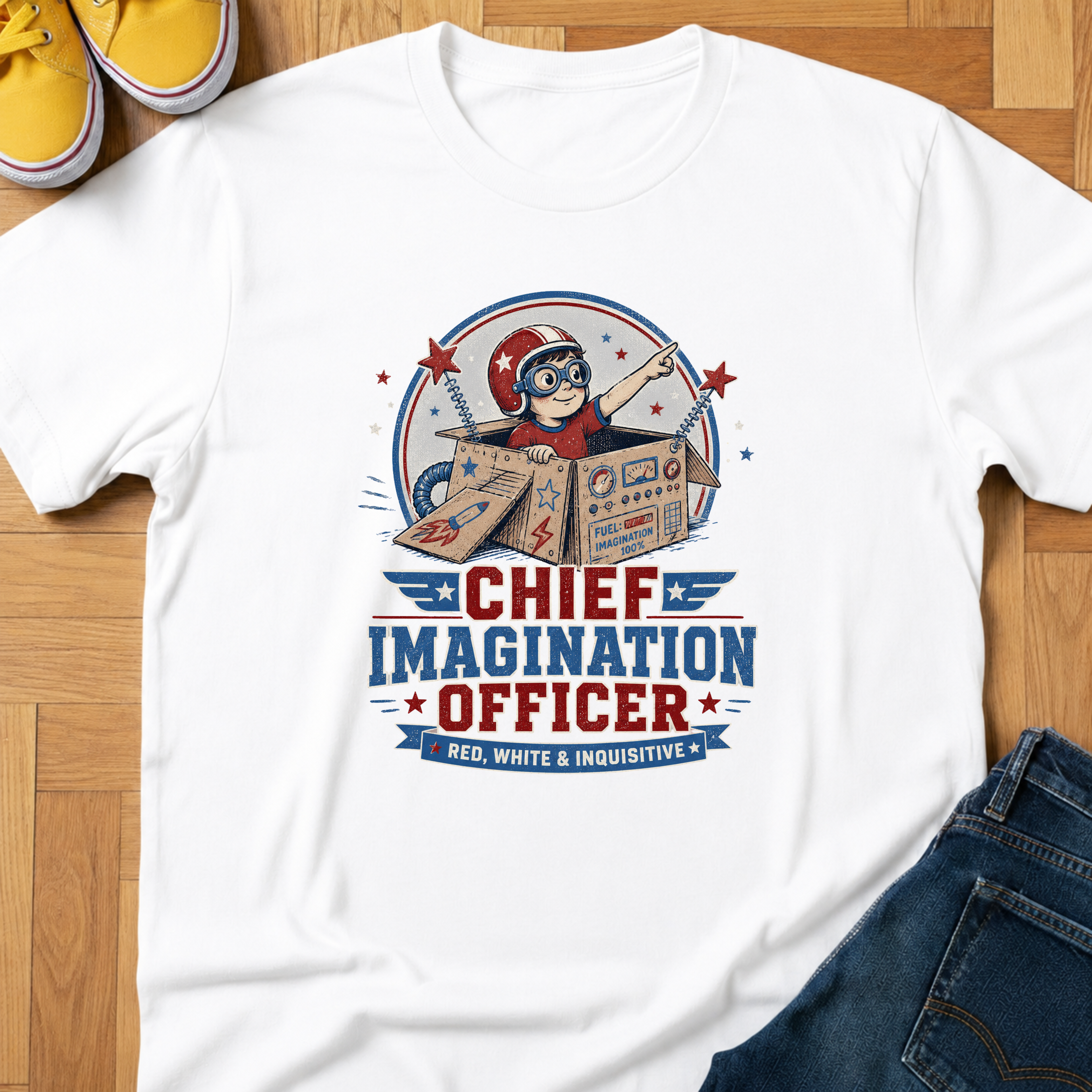 USA Chief Imagination Officer 1 - Kids Tee