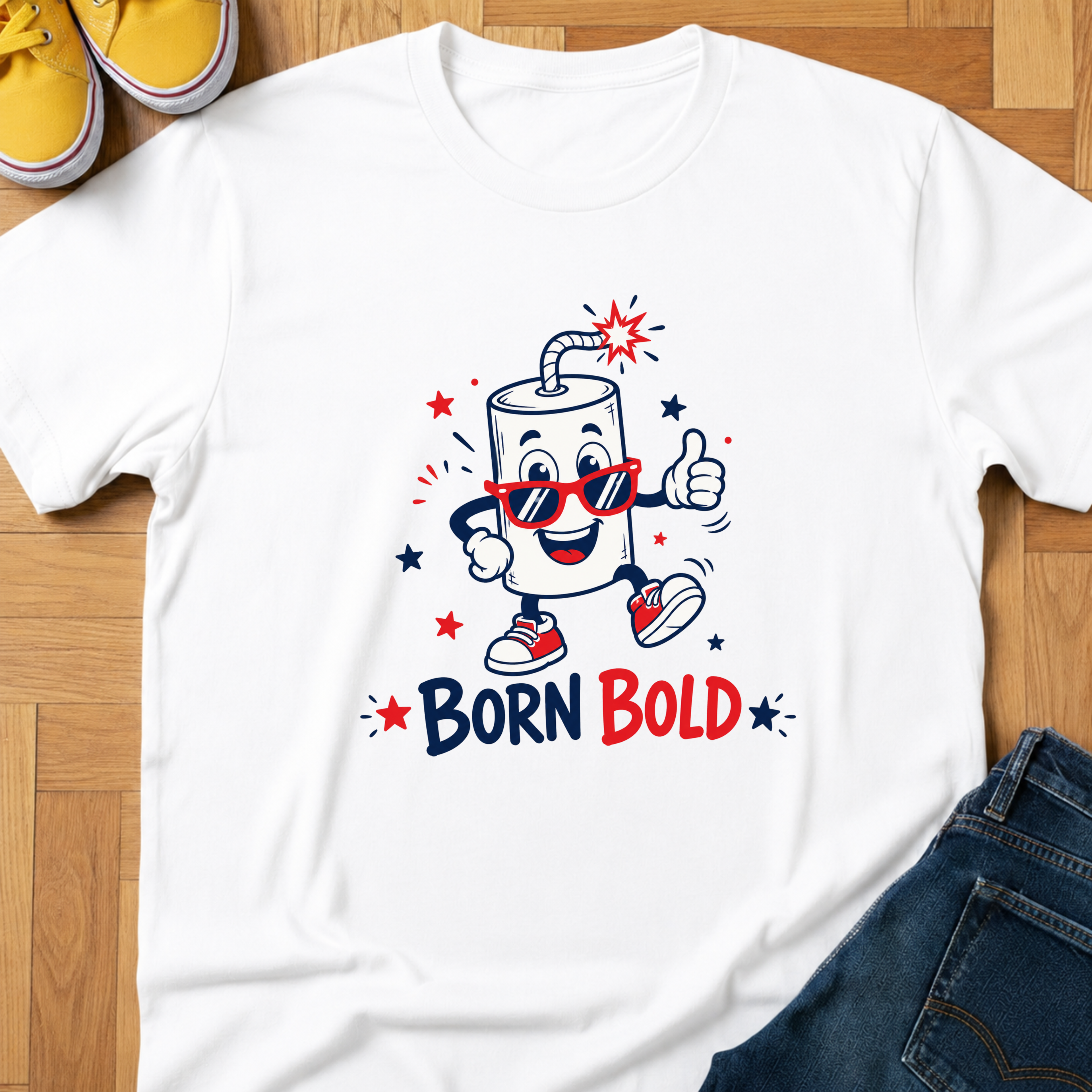 USA Born Bold - Kids Tee