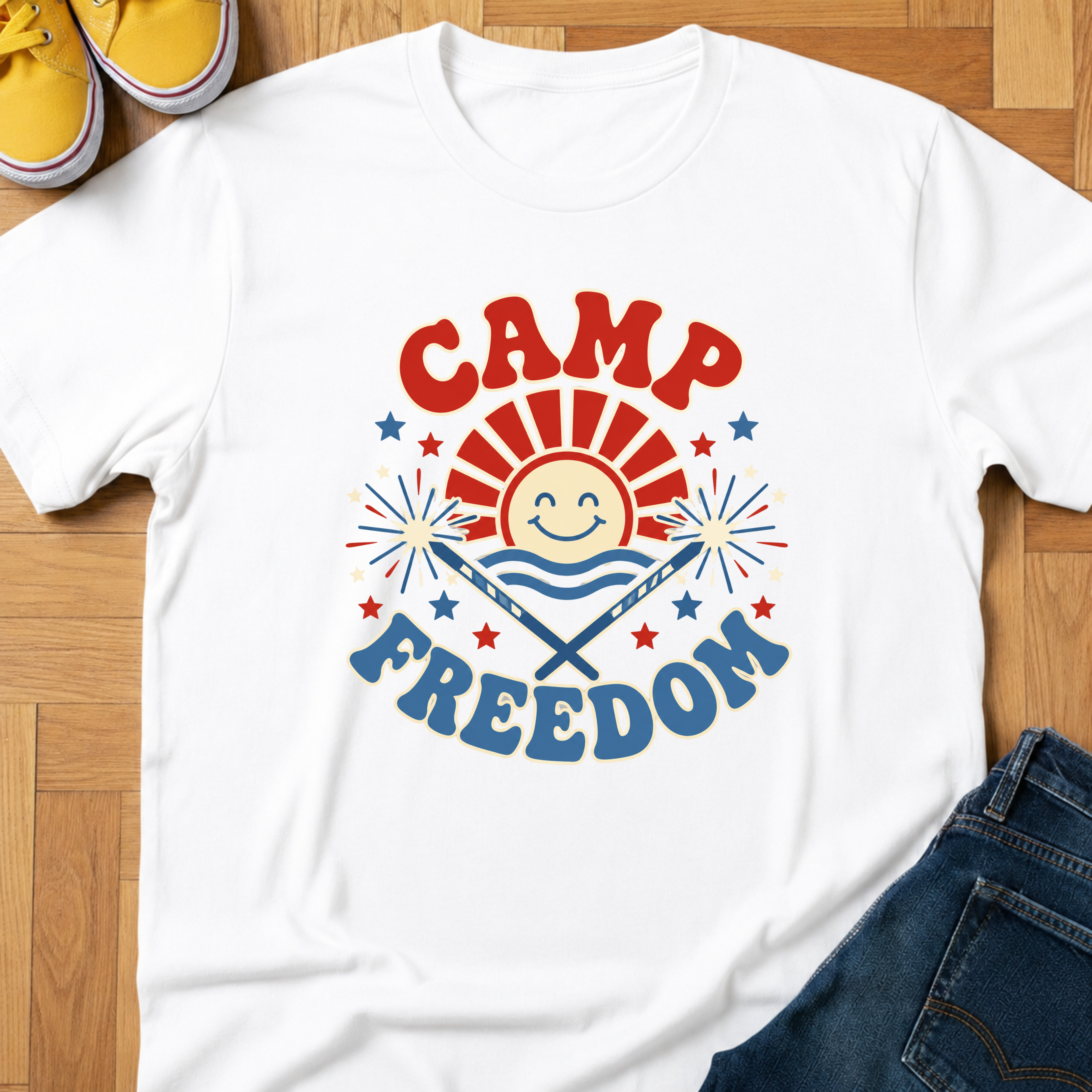 USA Camp Freedom - Kids Tee