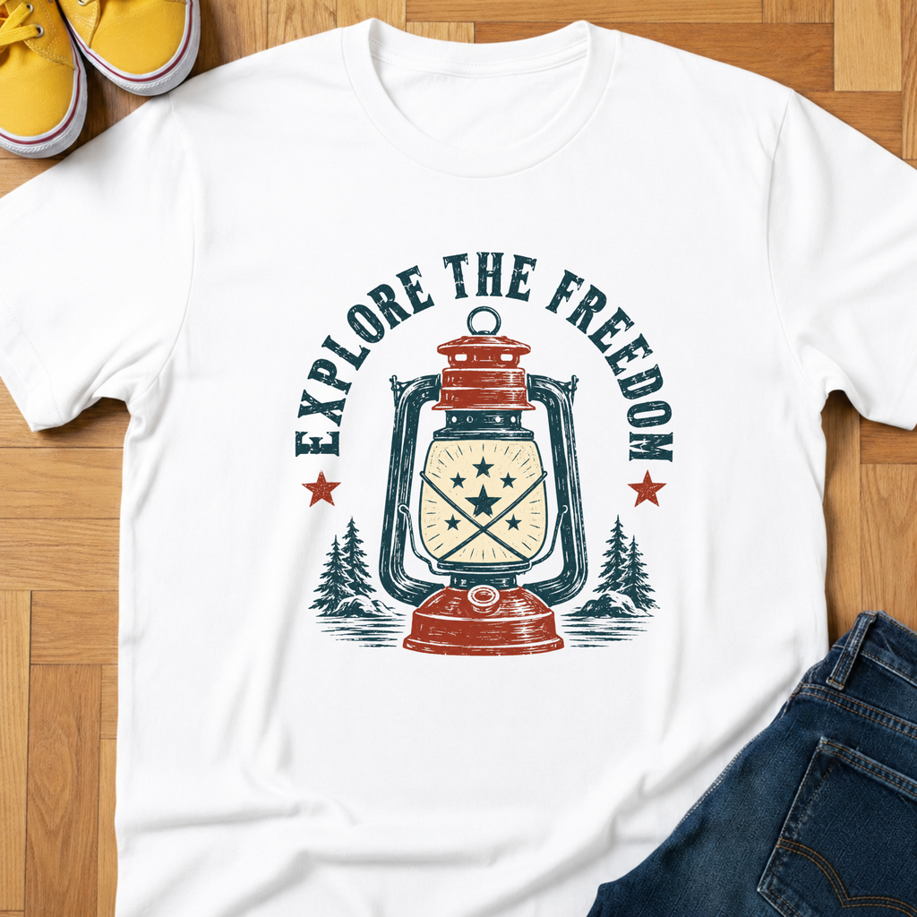 USA Explore The Freedom - Kids Tee