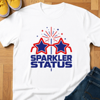 USA Sparkler Status - Kids Tee